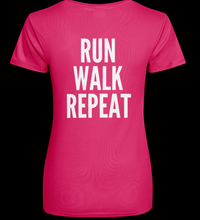 Load image into Gallery viewer, Girls That Jeff® Fitted Style T-Shirt RUN WALK REPEAT